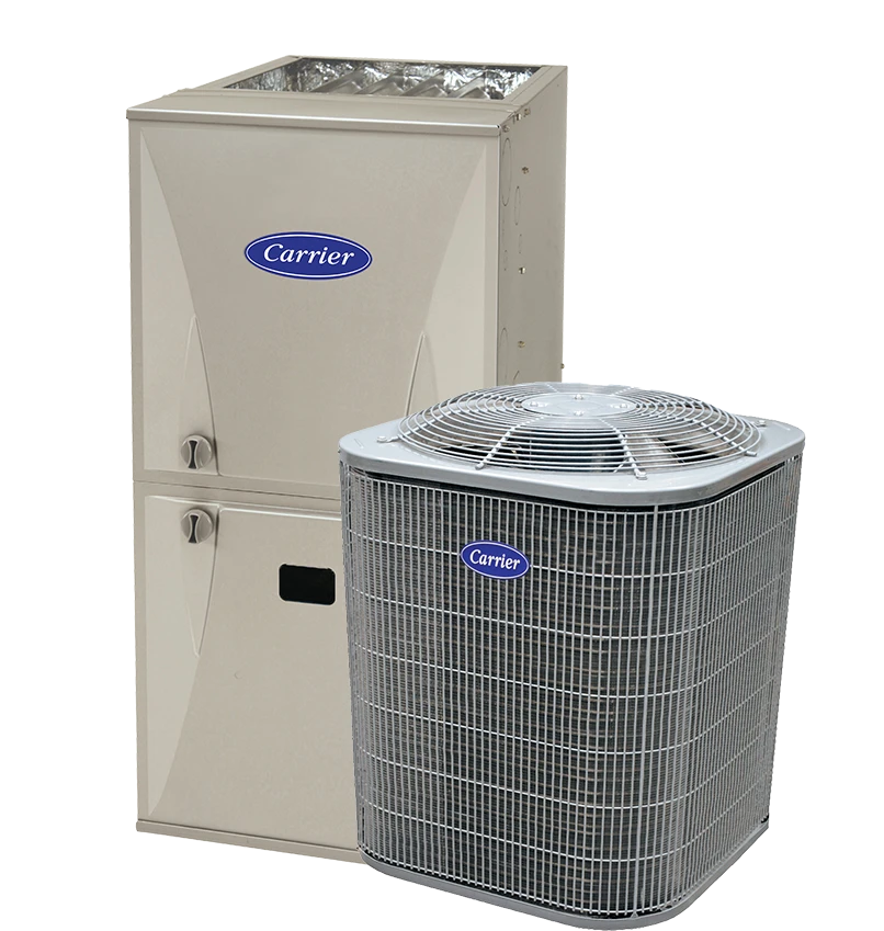Carrier 97% efficient furnace and comfort series AC